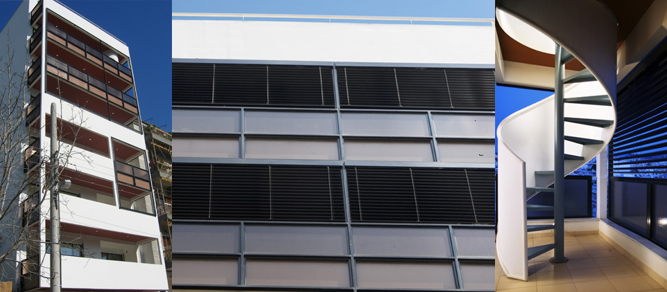 Πολυκατοικία 7 ορόφων σε pilotis